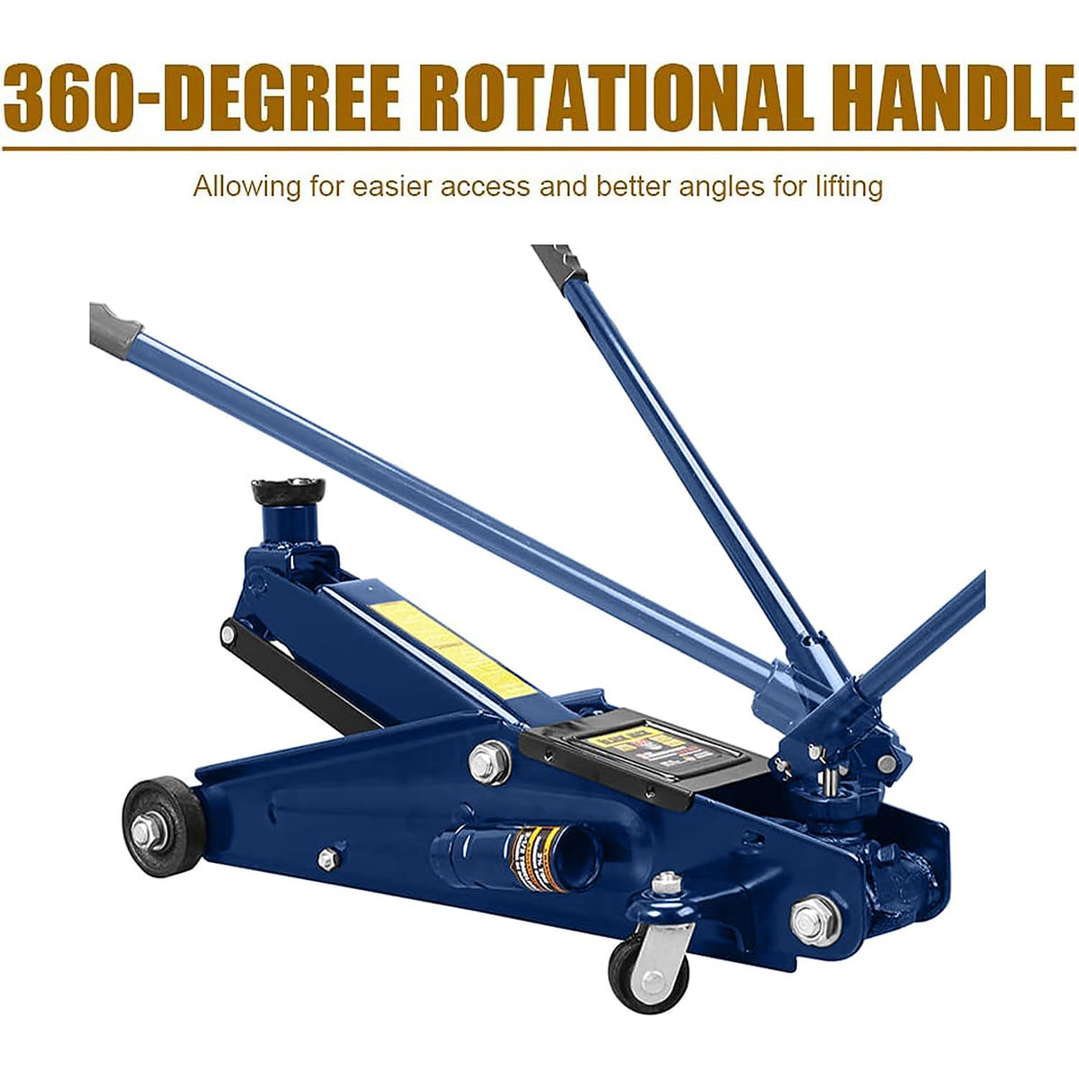 3 Ton Floor Jack & 6 Ton Jack Stands Q9955