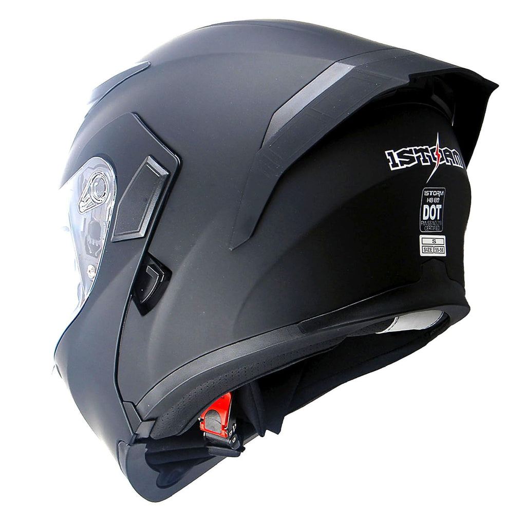 Matt Black XL Modular Full Face Motorcycle Helmet S64145