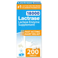 Extra Strength 18,000 FCC Lactase Units 200 Fast-Acting Pills H31066