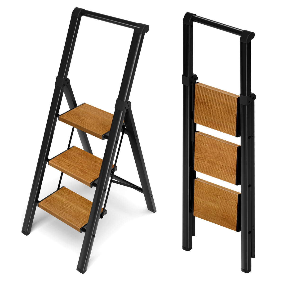 3 Step Aluminum Foldable Step Stool I58191