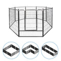 Foldable Metal Pet Playpen with Gate P87216