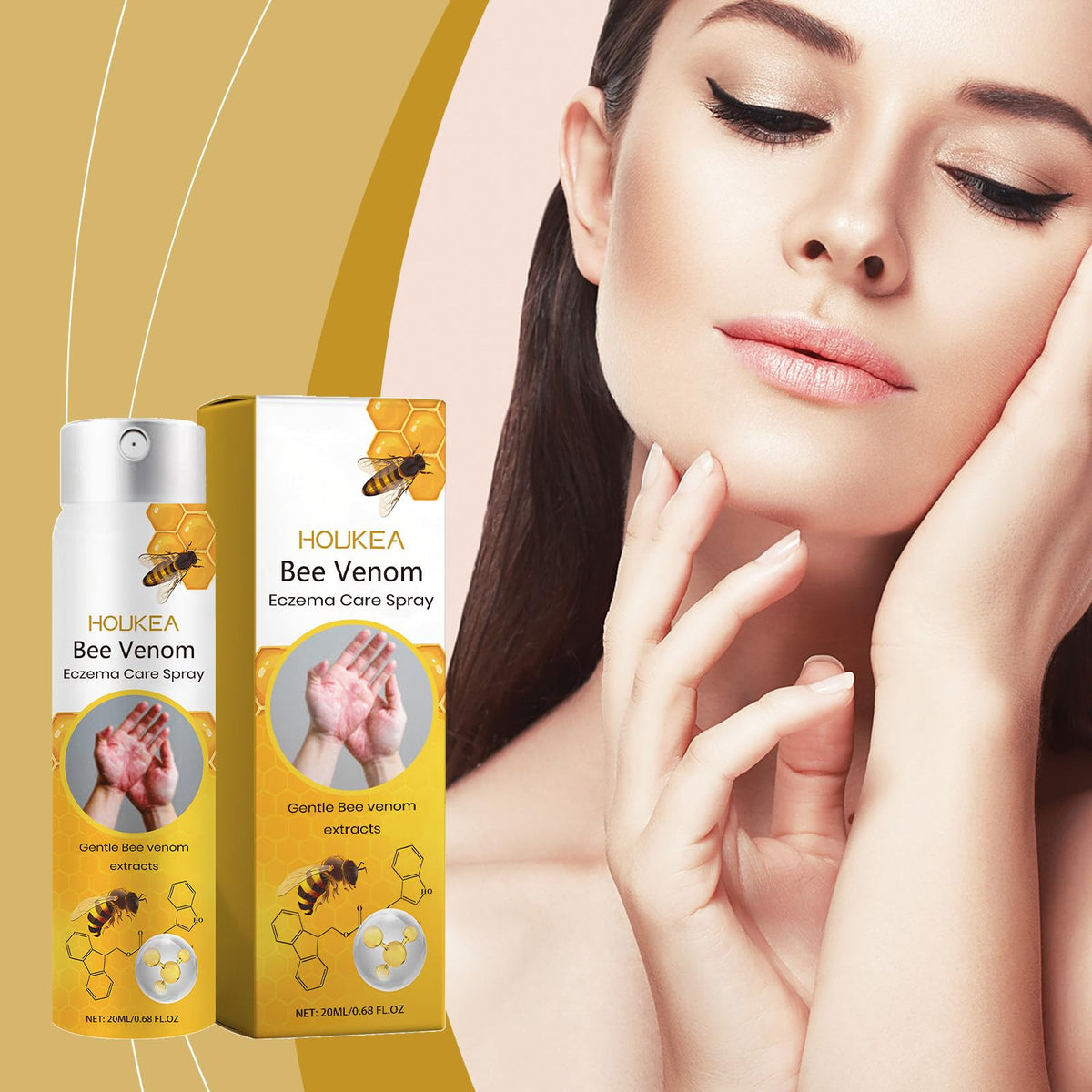 Bee Venom Skin Care Spray with Peppermint Extract and Glycerin O874