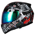 Bluetooth Motorcycle Helmet Anti-Fog Flip Up Full Face DOT Approved C14127
