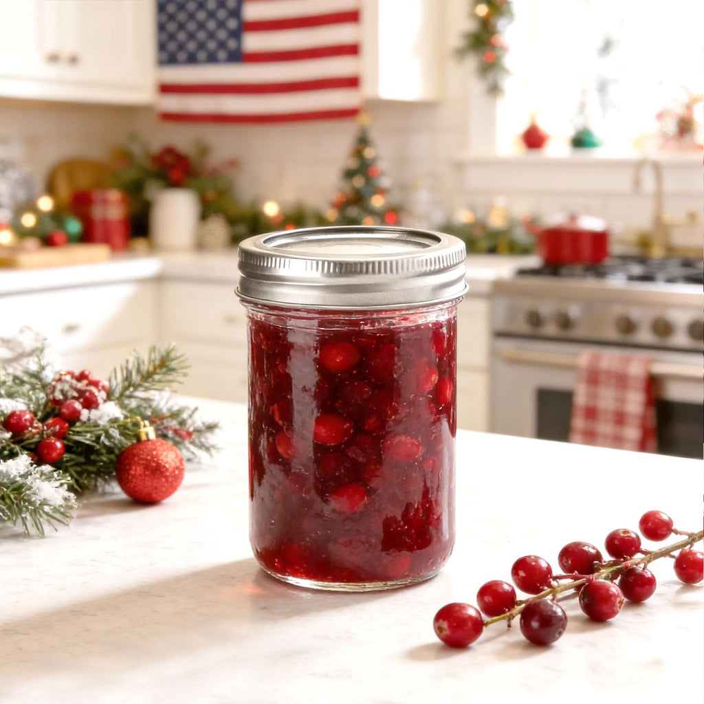 16 oz & 8 oz Clear Glass Mason Jars with Lids, Set of 18 V618279
