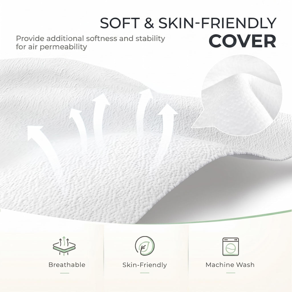 4 inch Medium Firm Tri-Folding Mattress with Washable Cover H7535