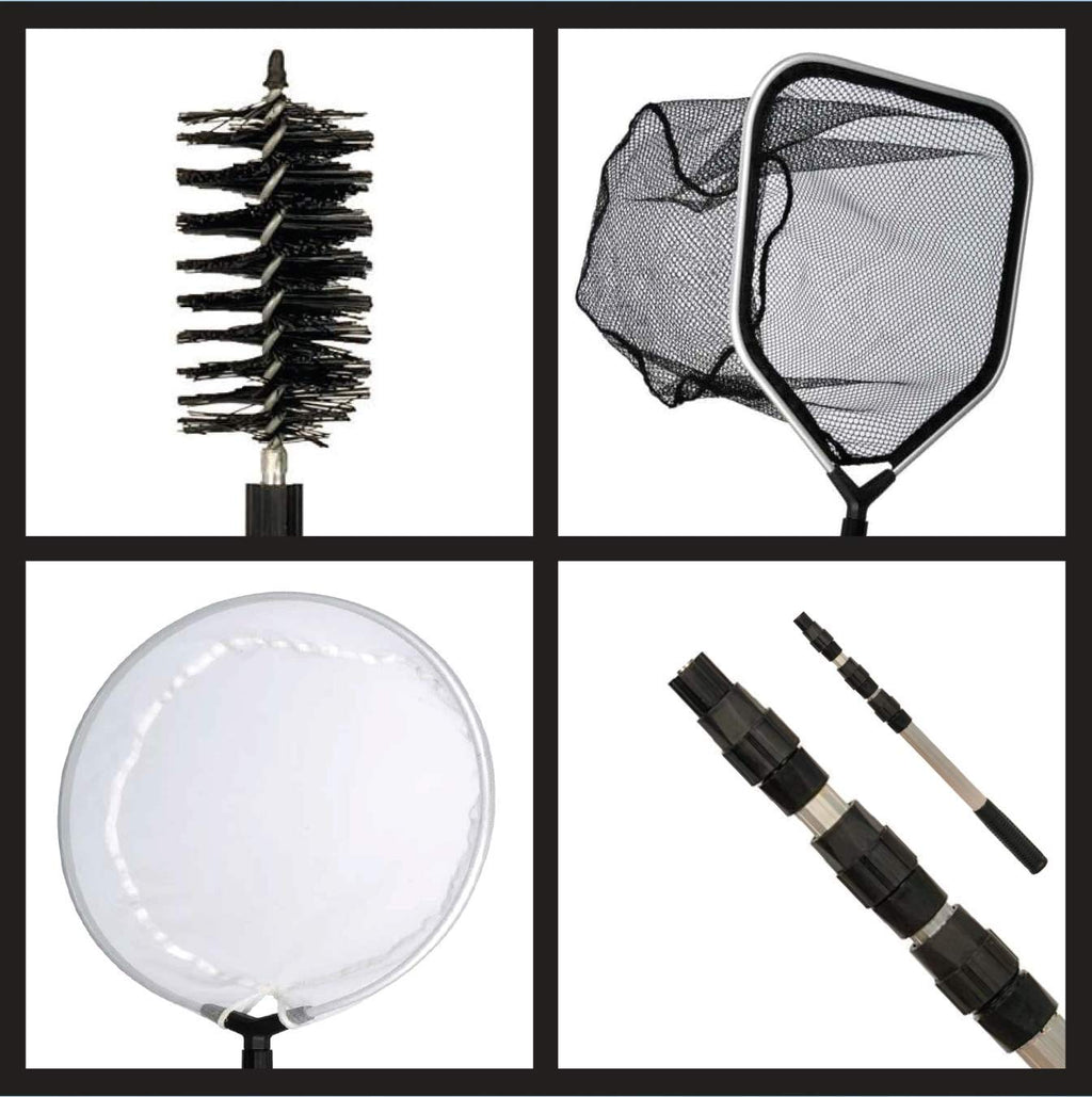 Floating Pond Thermometer & 4-in-1 Pond Cleaning Care Kit P95031