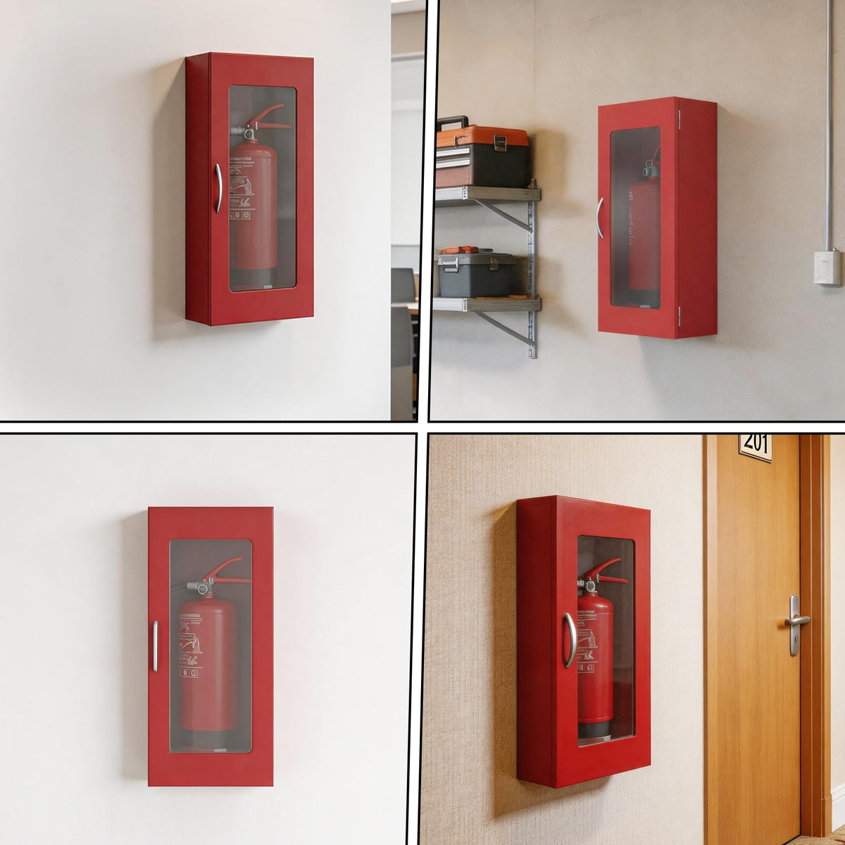 Wall Mounted Fire Extinguisher Cabinet E8589