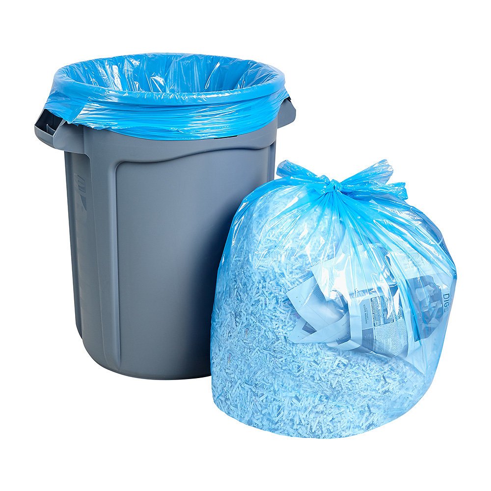 Blue Heavy Duty 33 Gallon Trash Bags 100 Count I955