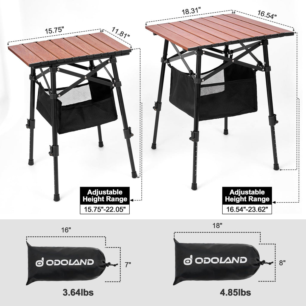 Portable Folding Camping Table Adjustable Height A5256