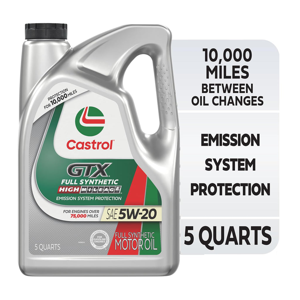 Full Synthetic High Mileage 5W-20 Motor Oil, 5 Quart H642