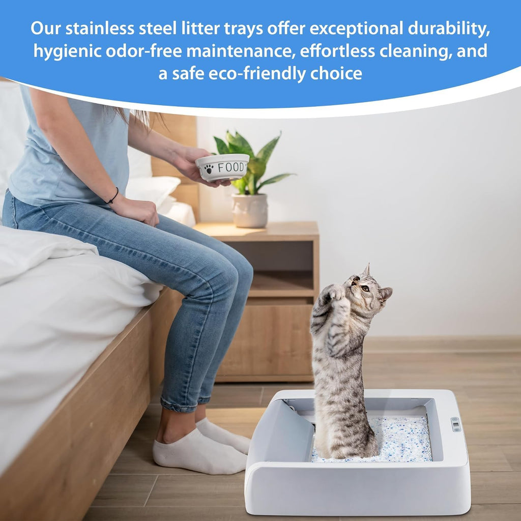 Stainless Steel Reusable Litter Tray N19958