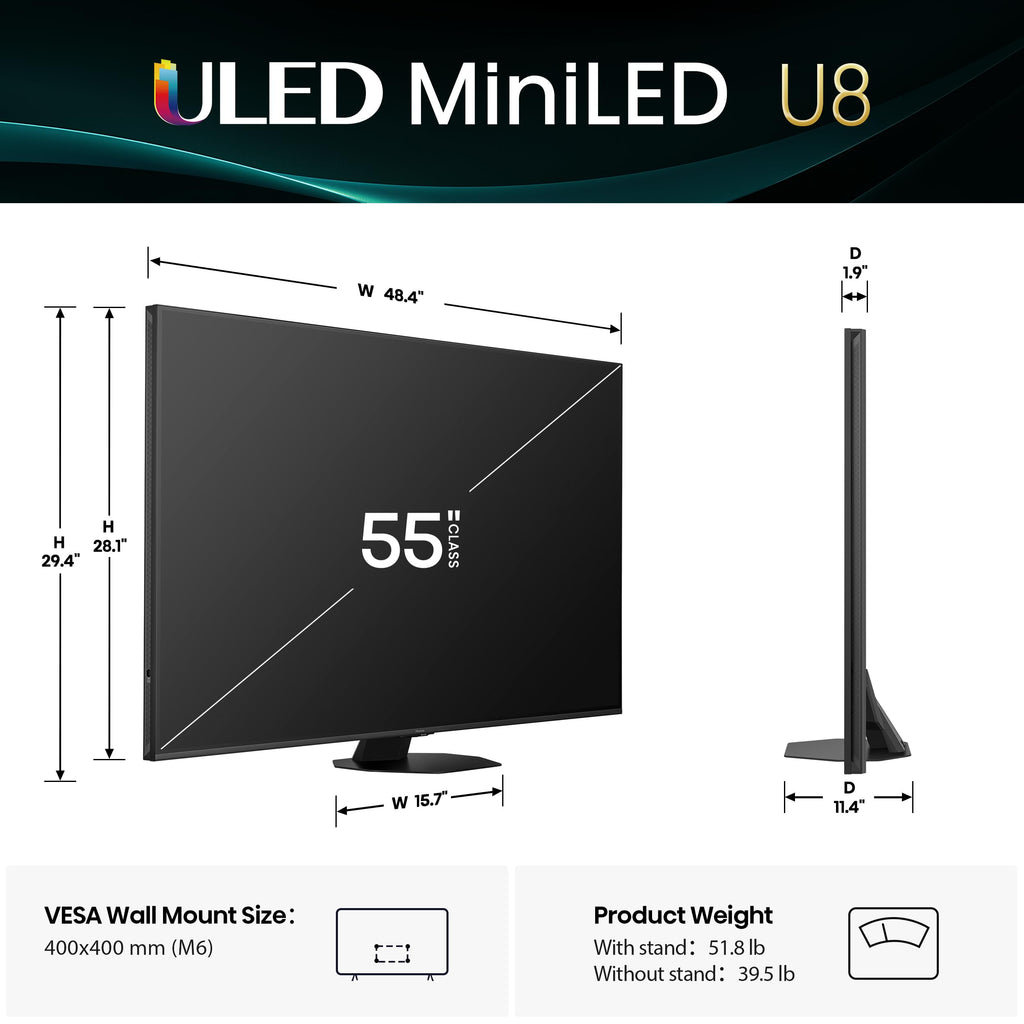 55" Mini-LED 4K UHD Smart Google TV K6065