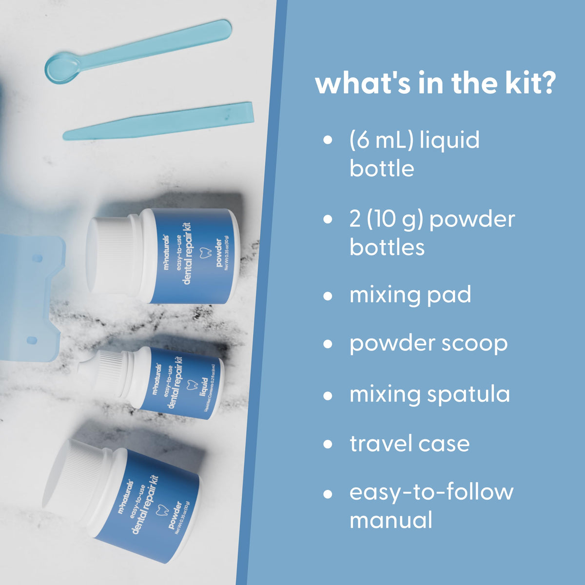 Dental Repair Kit with Travel Case N498