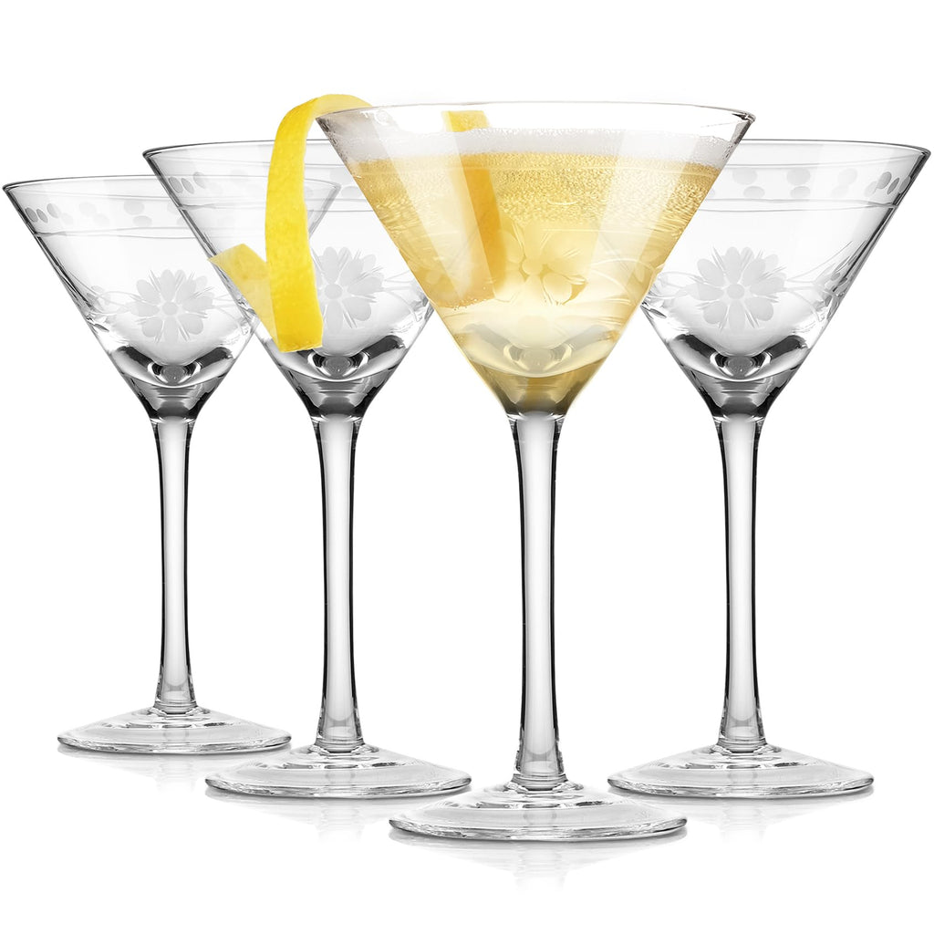 9.6 oz Martini Glasses Set of 4 D391651