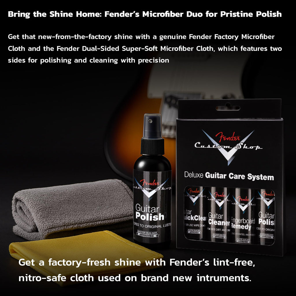 Guitar Care Kit with Microfiber Cloth T327