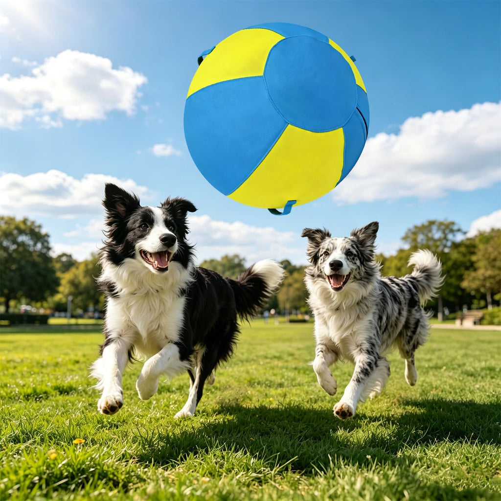 18 Inch Heavy Duty Dog Herding Ball with 3 Handles F454639
