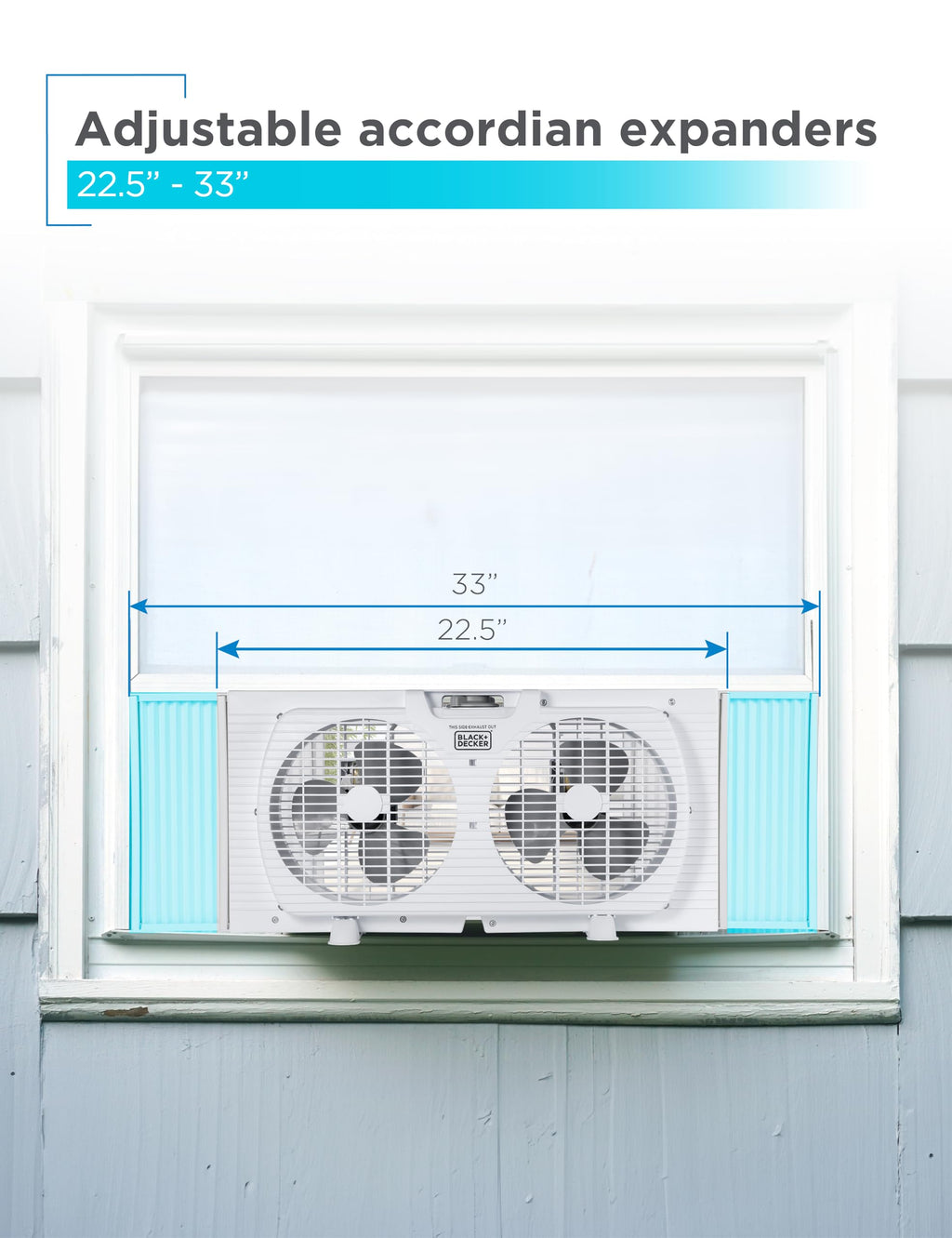 9" Dual Window Fan with 2 Speed Settings G24701