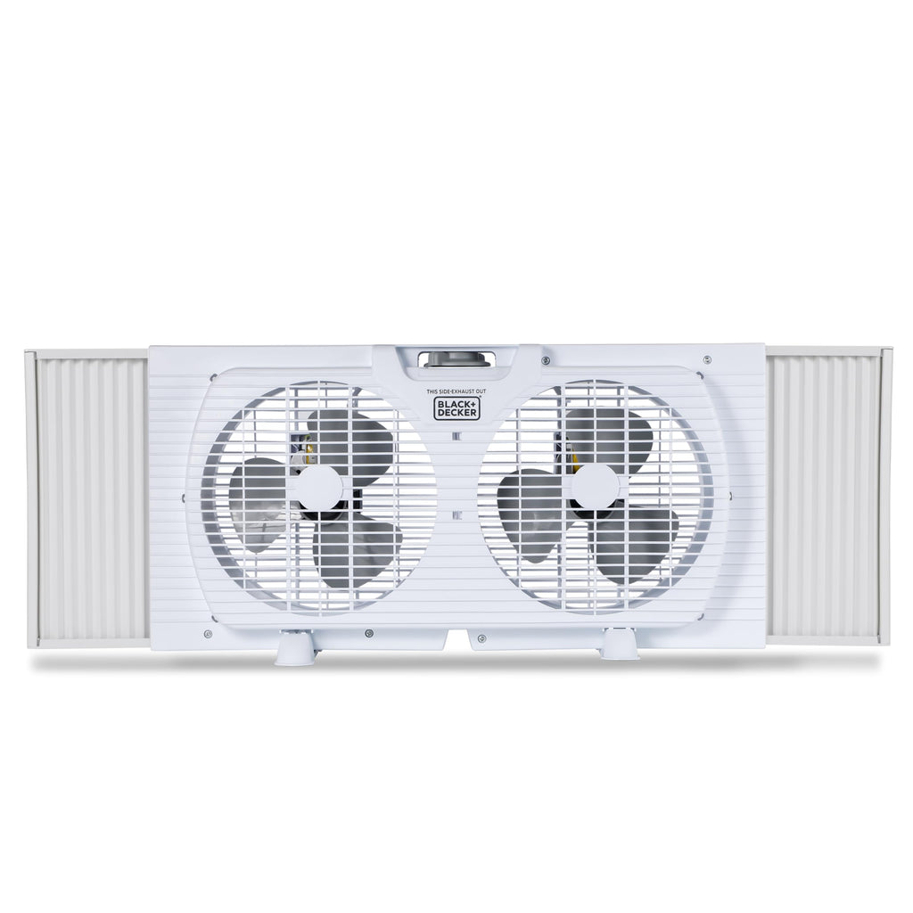9" Dual Window Fan with 2 Speed Settings G24701
