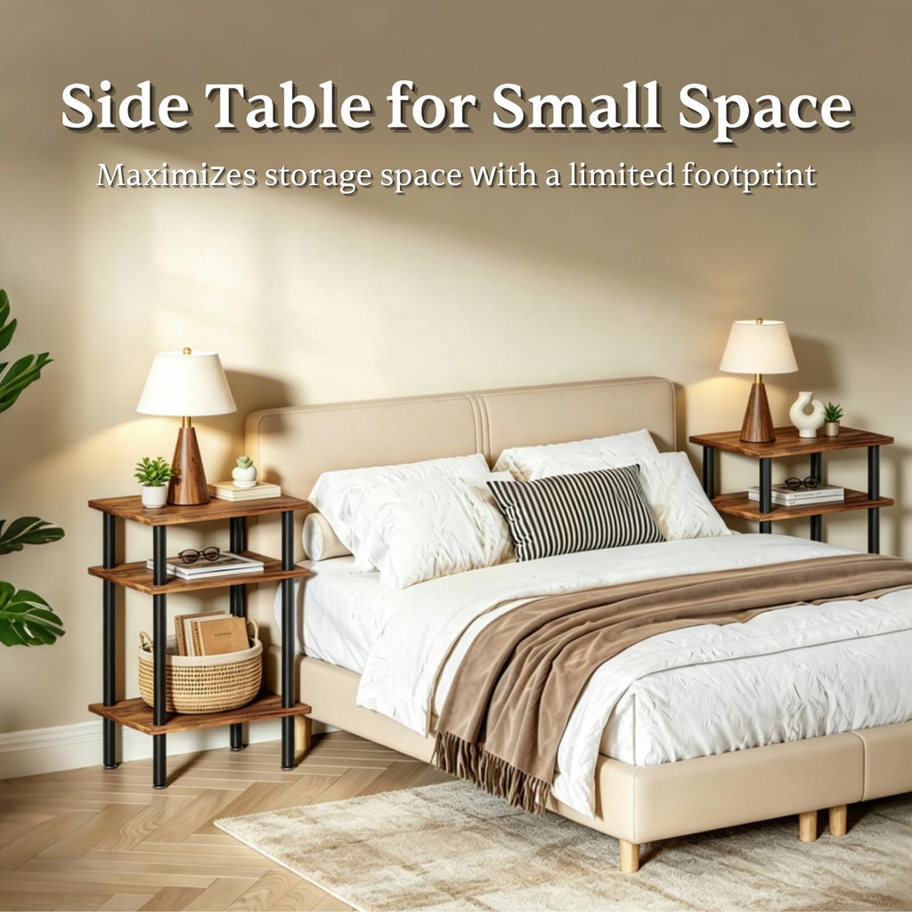 3-Tier Metal Side Table J477
