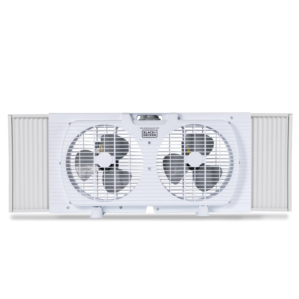 9" Dual Window Fan with 2 Speed Settings G24701