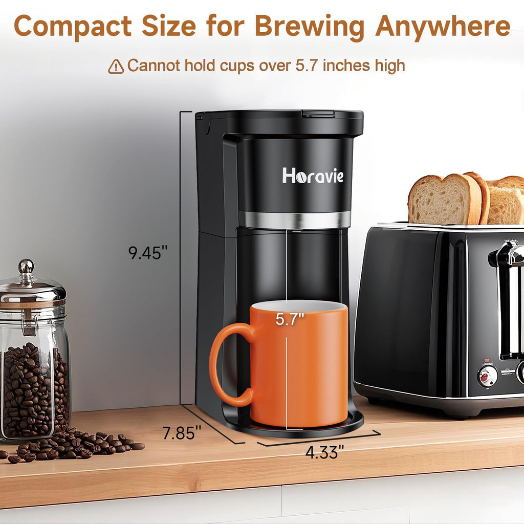 Single Serve Coffee Maker for K-Cup & Grounds C5333
