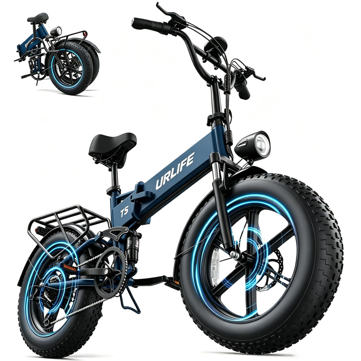 Folding Electric Bike 20" Fat Tire 1500W 48V 13AH V514