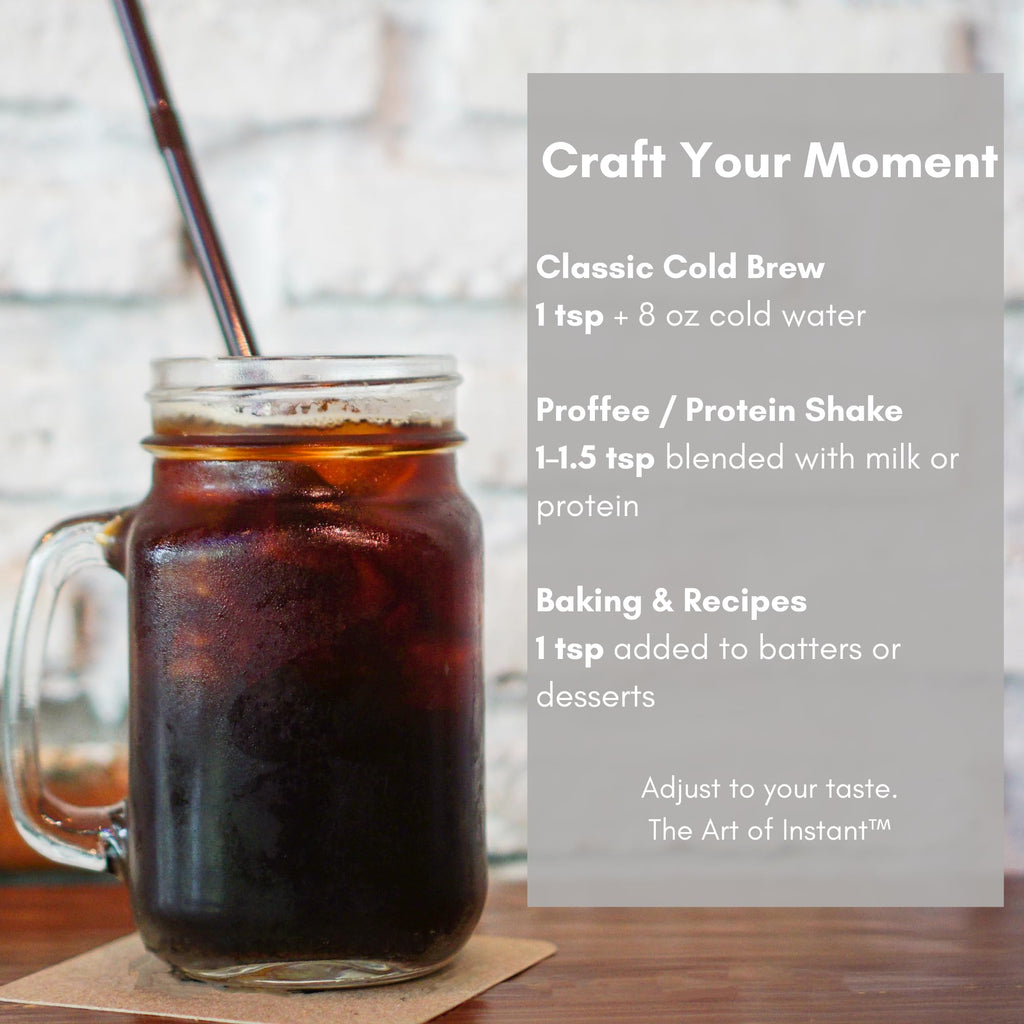 Instant Cold Brew Coffee Powder, 10 oz B593