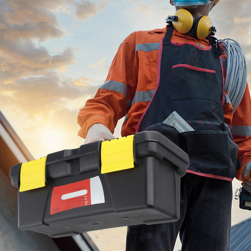 10 Inch Portable Plastic Toolbox with Two Layer Storage A269533