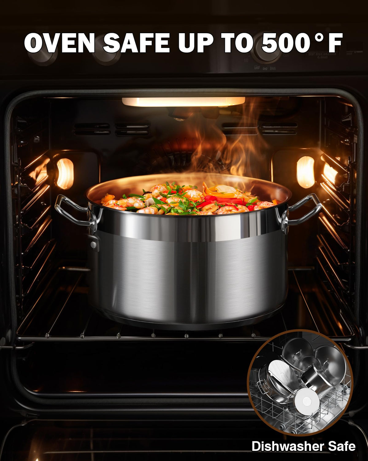 9 Quart Stainless Steel Stock Pot T369040