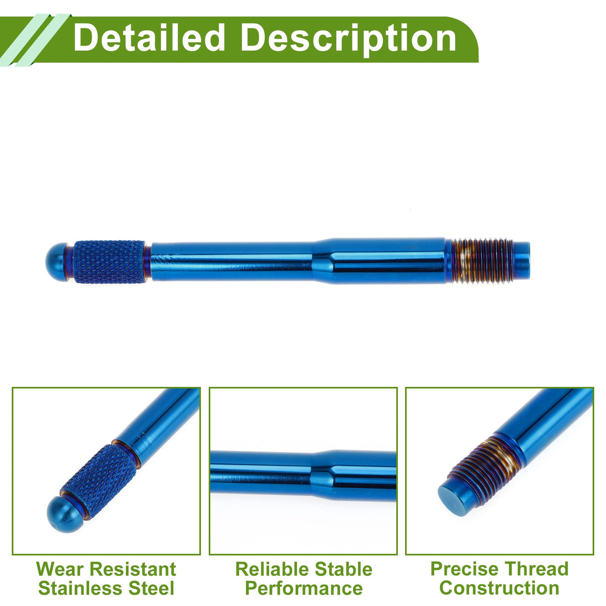 M12x1.25 120mm Stainless Steel Wheel Alignment Pin U4209