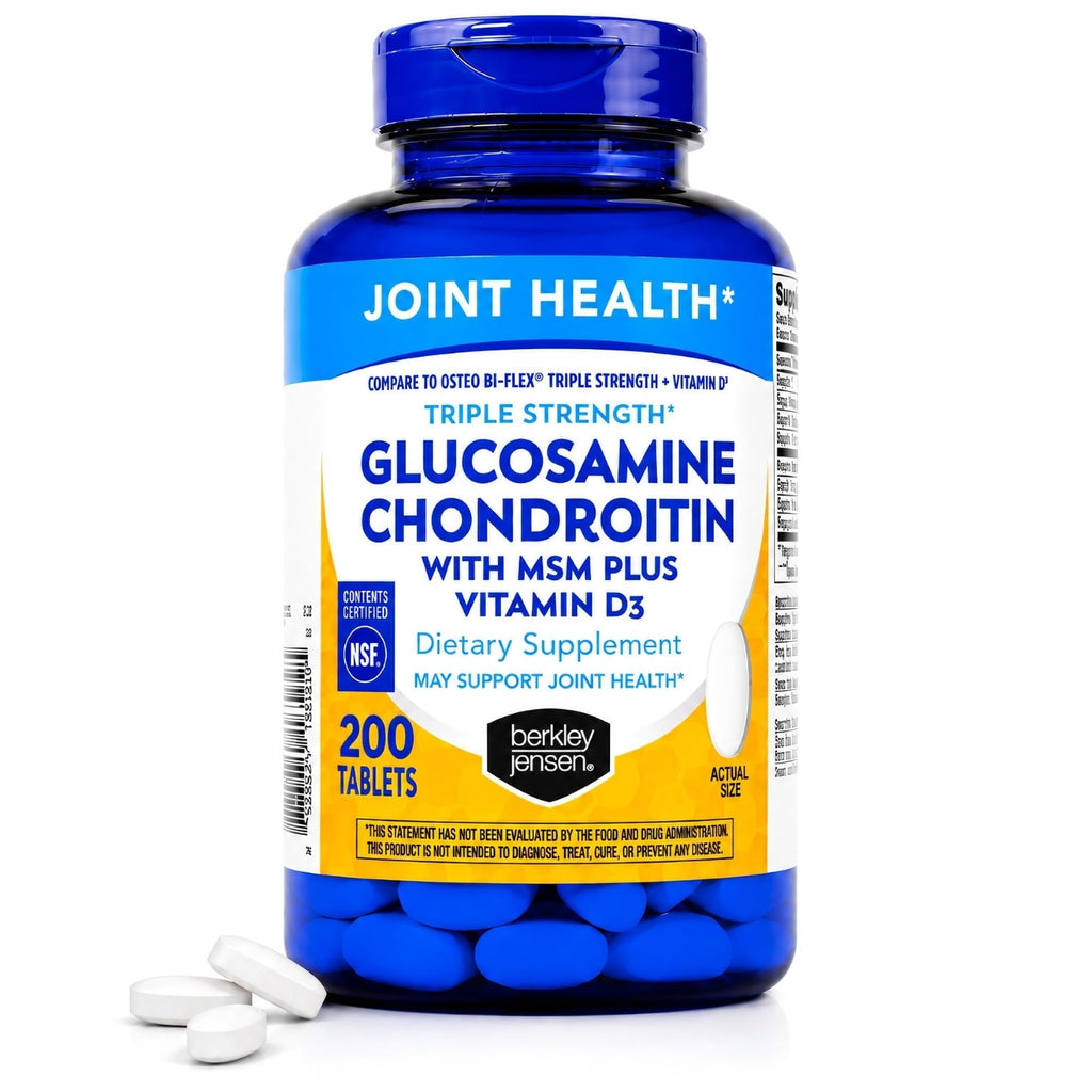 Glucosamine Chondroitin MSM D3 Joint Supplement Tablets 200 Count F705681