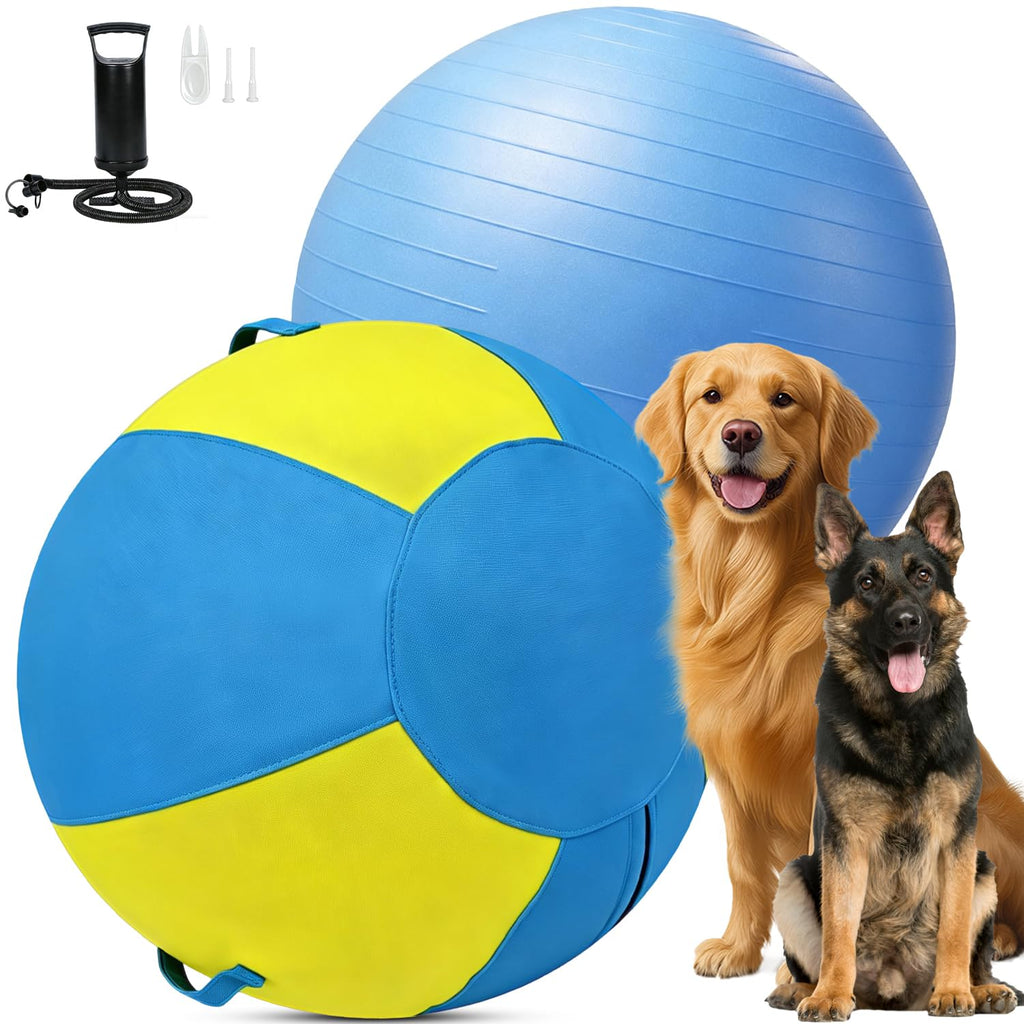 18 Inch Heavy Duty Dog Herding Ball with 3 Handles F454639