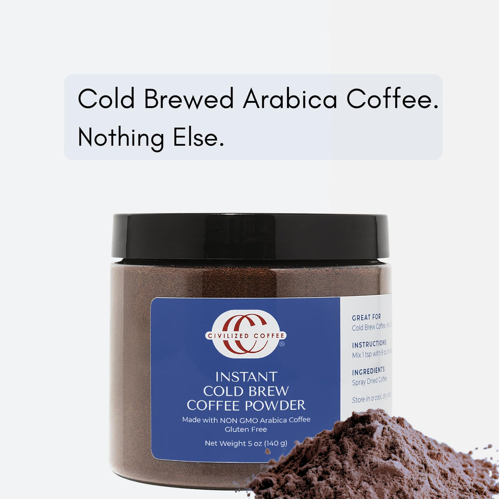 Instant Cold Brew Coffee Powder, 10 oz B593