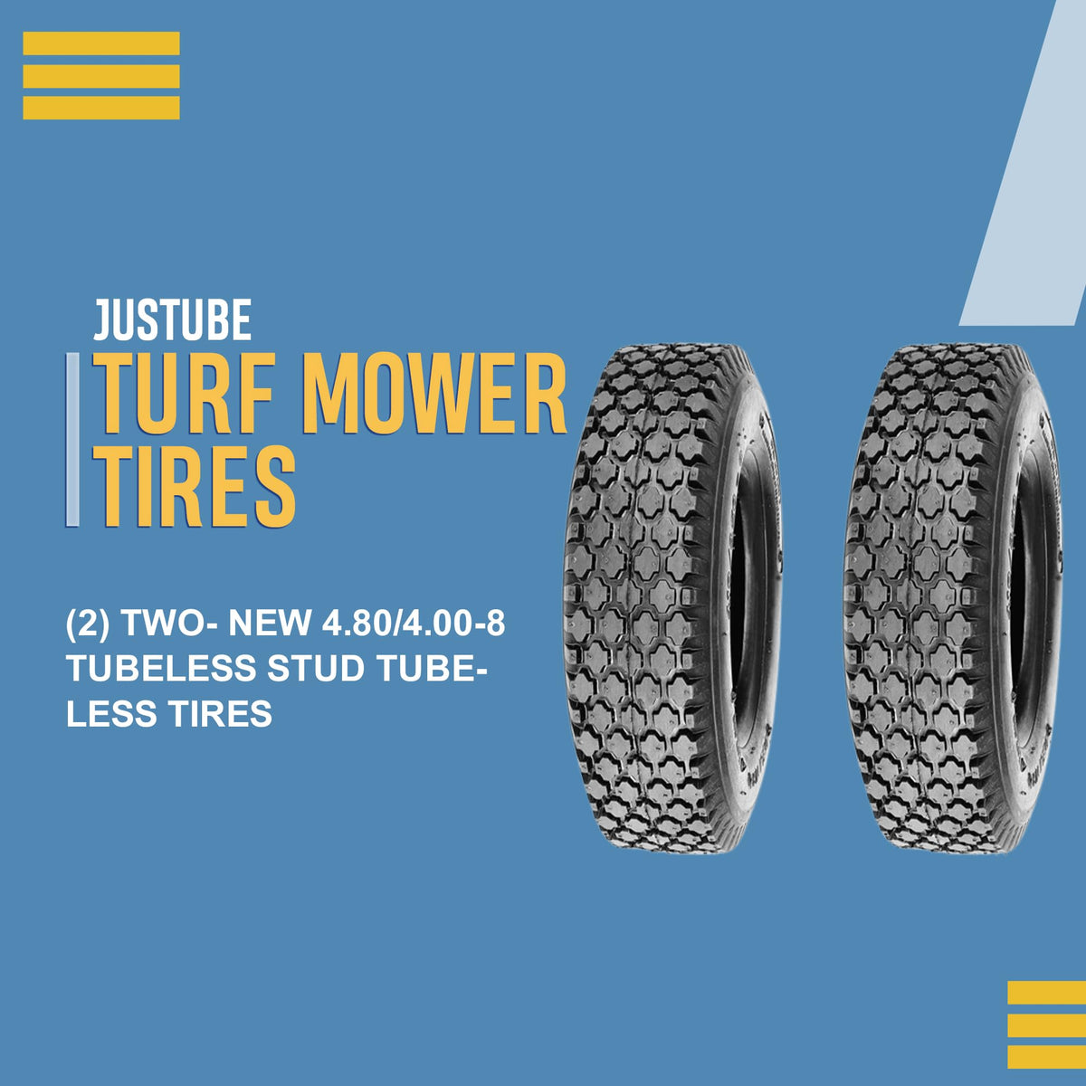 4.80/4.00-8 Tubeless Stud Tires H473309