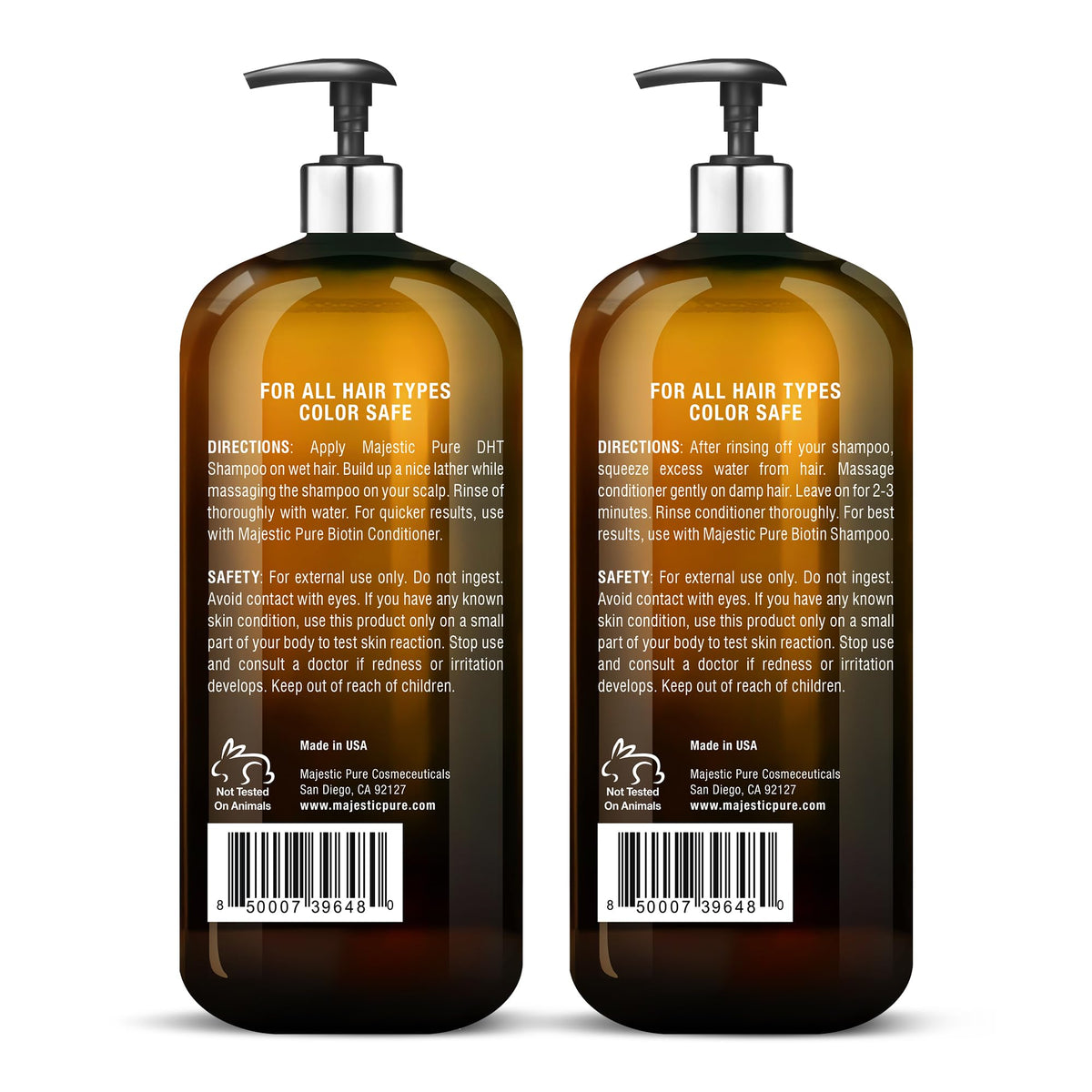 Biotin Shampoo and Conditioner Set 2x16 Fl oz C2023