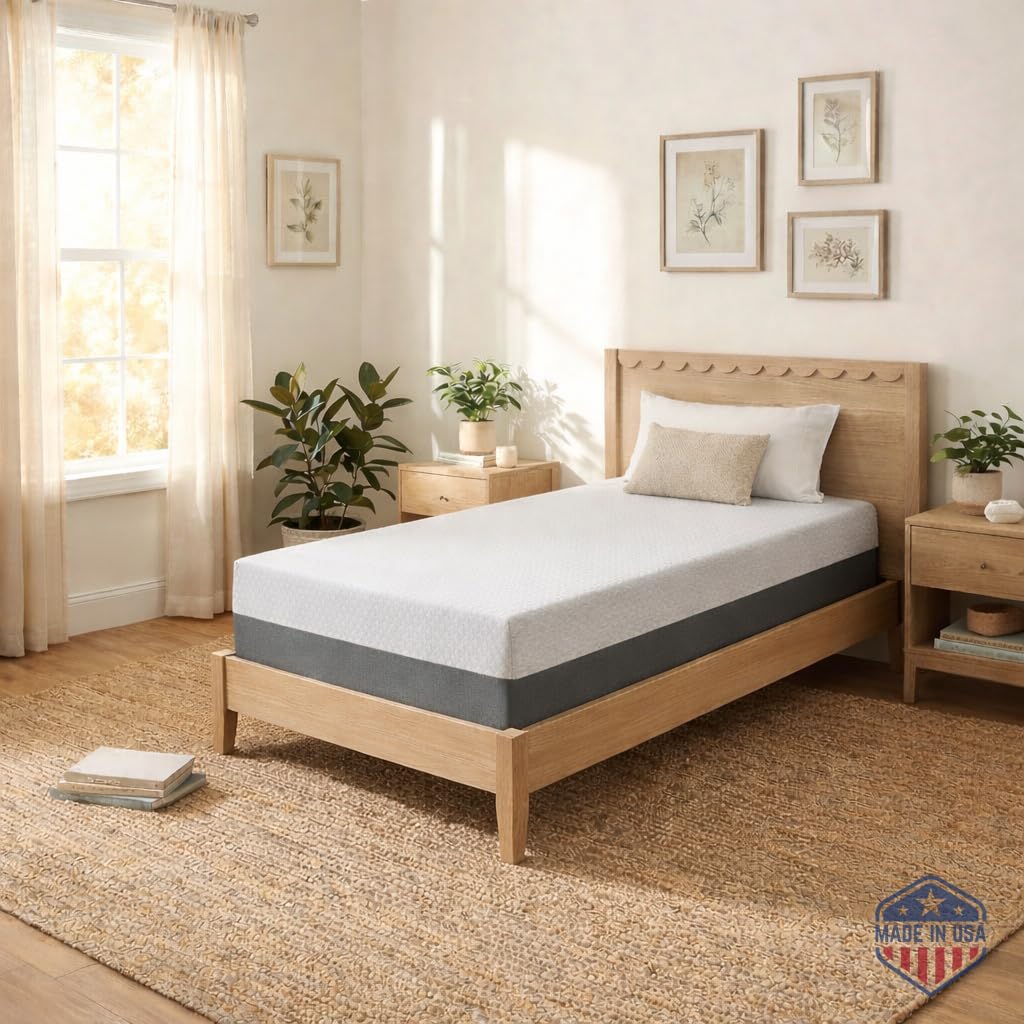 8 Inch Twin Gel Memory Foam Mattress Y796