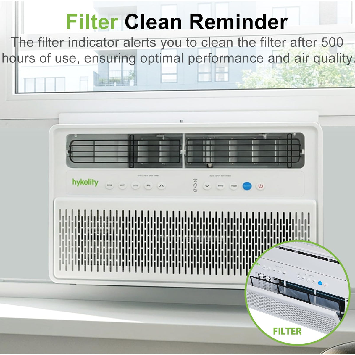 WiFi Enabled 10,000 BTU Smart Inverter Window Air Conditioner L92555