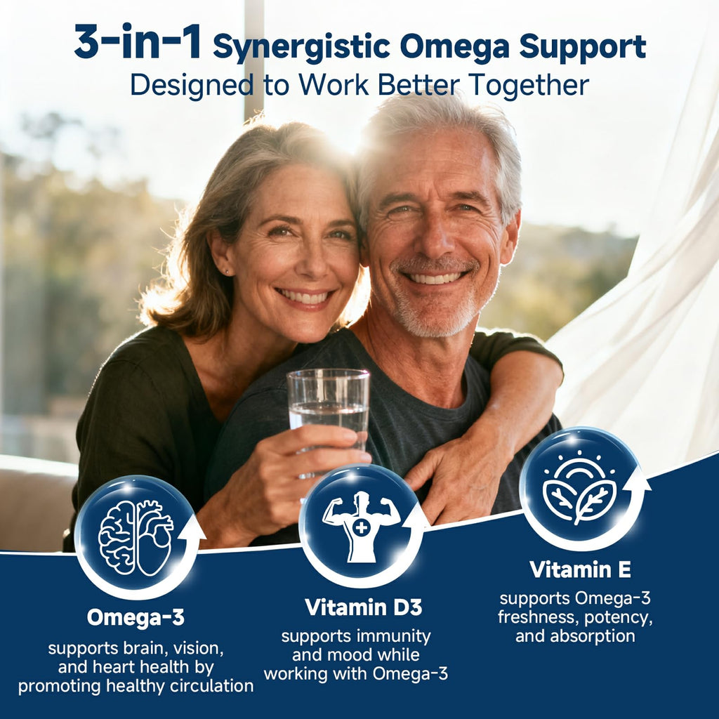 Omega-3 Fish Oil Softgels 1120mg 120 Softgels G639