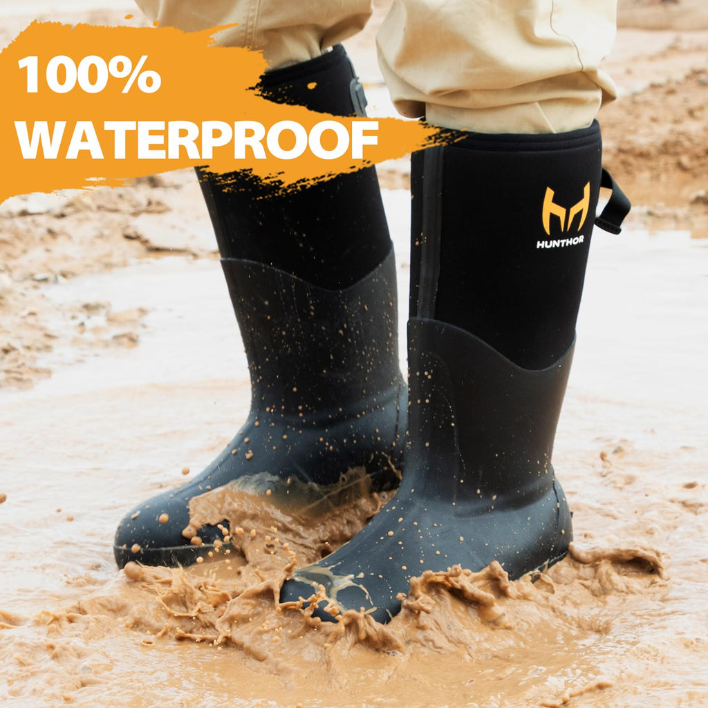 Steel Toe Rubber Work Boots I64096