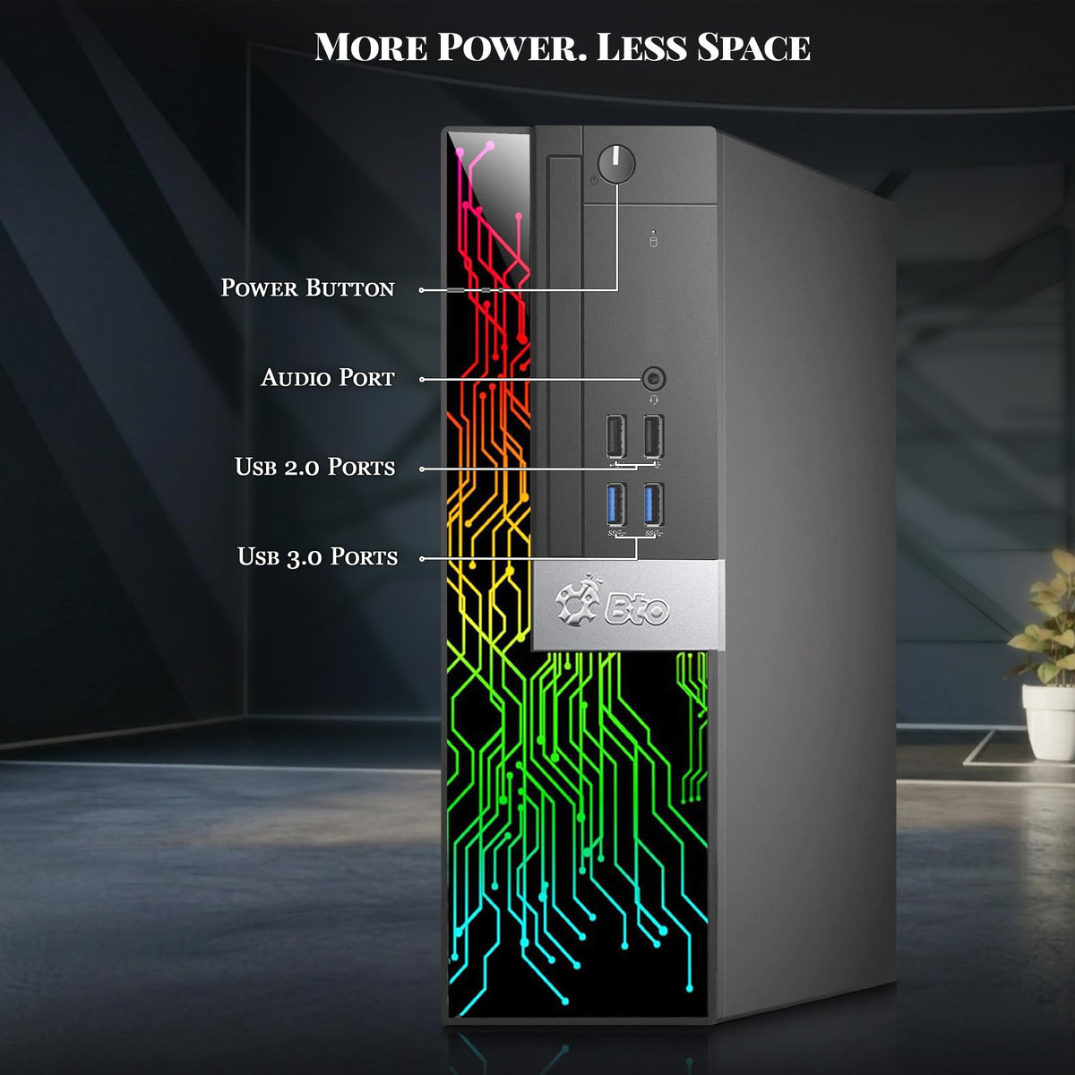 RGB Gaming Desktop PC Intel Core i5 RX 550 4GB GDDR5 B5460