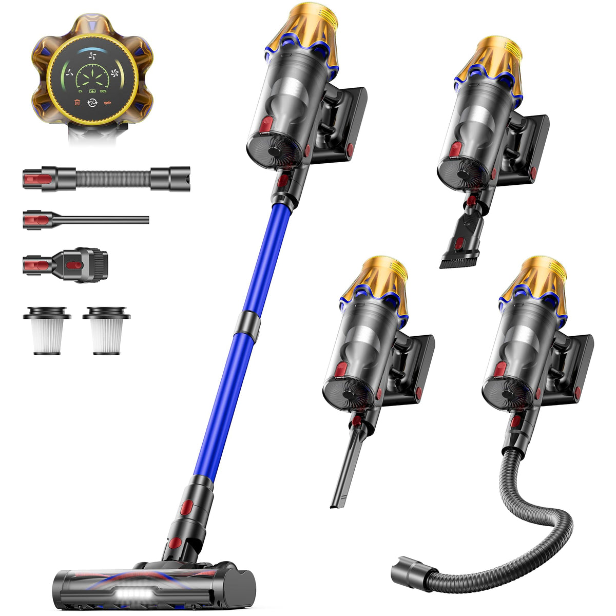 650W 60KPA Cordless Stick Vacuum Cleaner E899229