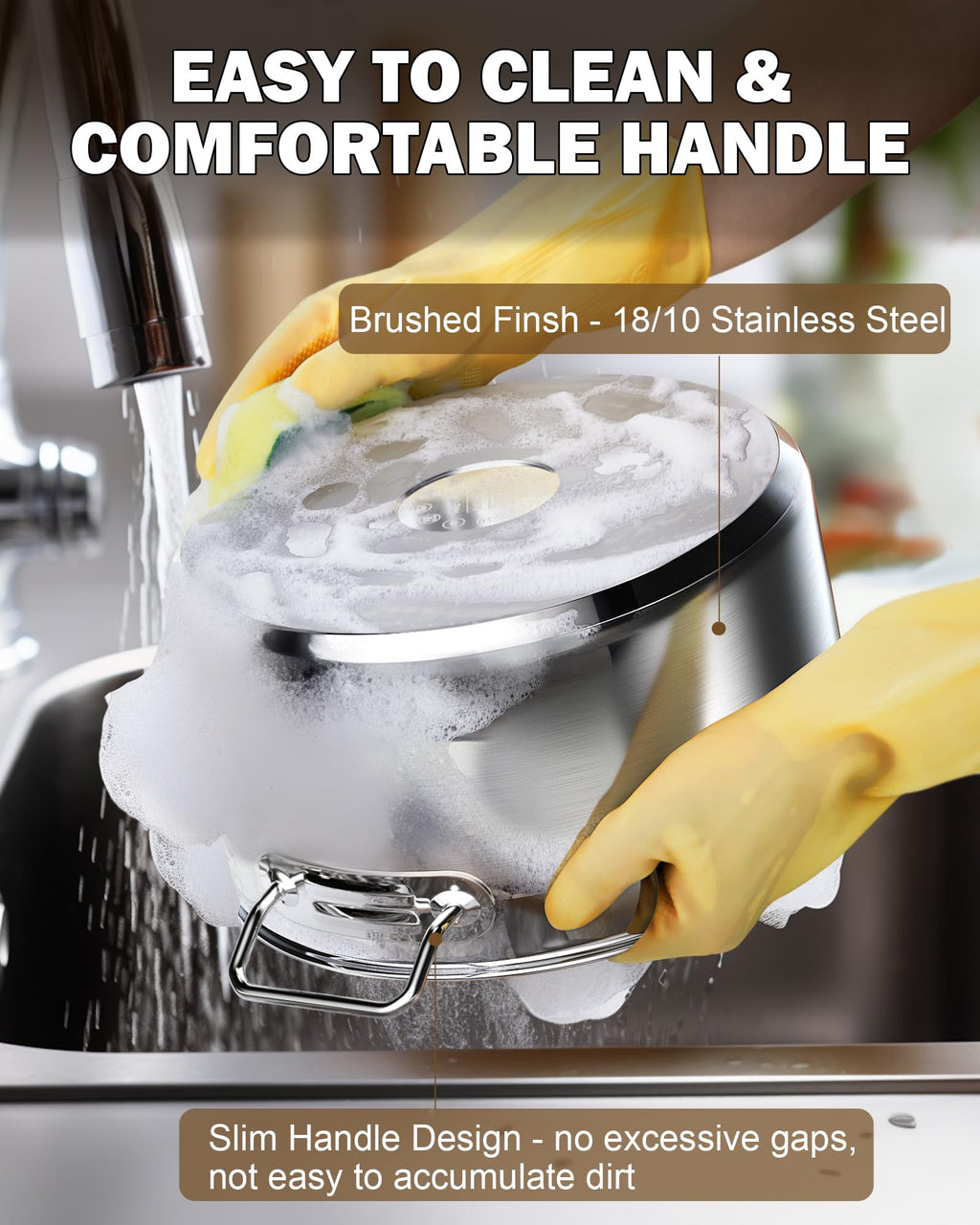 9 Quart Stainless Steel Stock Pot T369040
