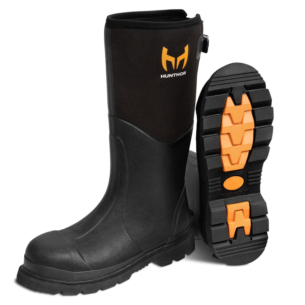 Steel Toe Rubber Work Boots I64096