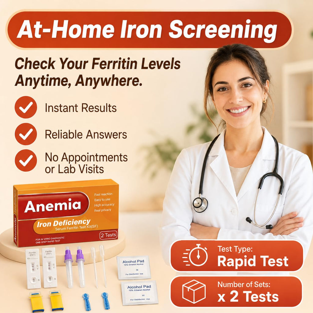 Iron Deficiency at Home Test Kit 2 Pack I66081