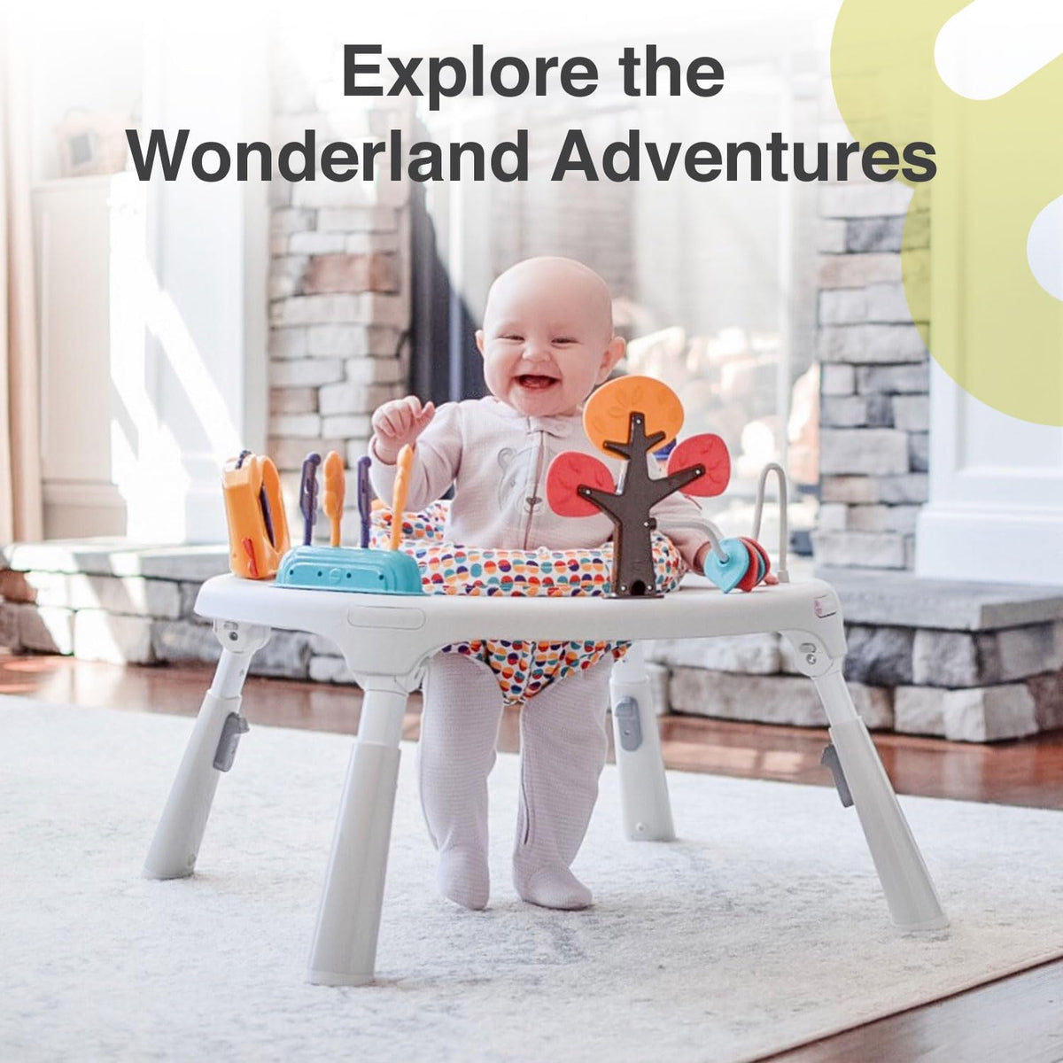 Convertible 3-in-1 Baby Activity Center & Play Table N2272