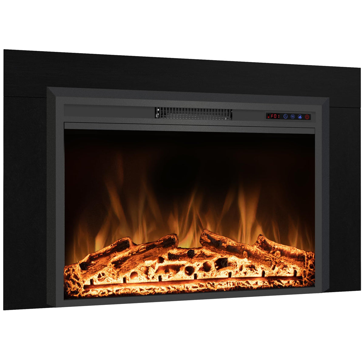 Black Electric Fireplace Trim O58442
