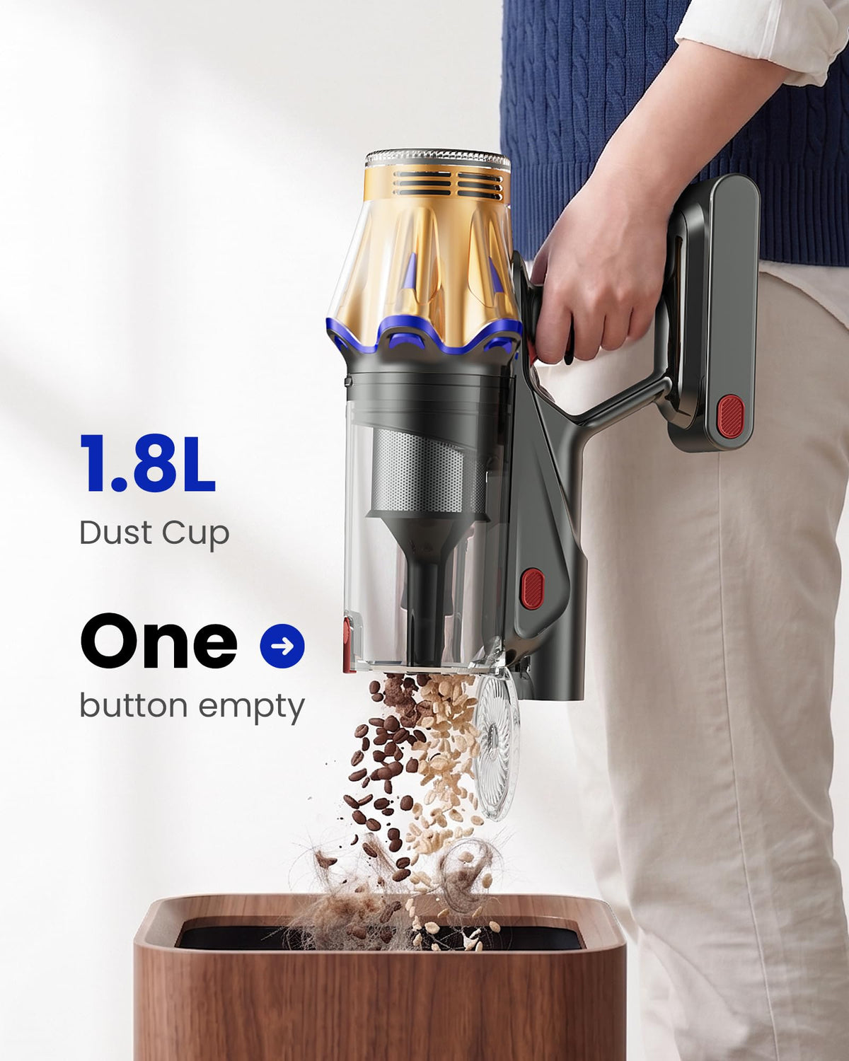 650W 60KPA Cordless Stick Vacuum Cleaner E899229