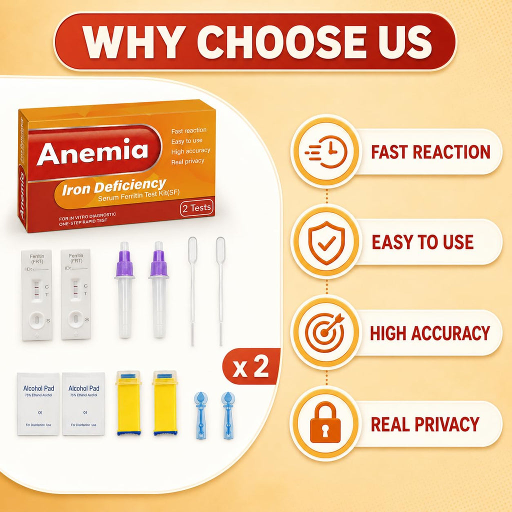 Iron Deficiency at Home Test Kit 2 Pack I66081