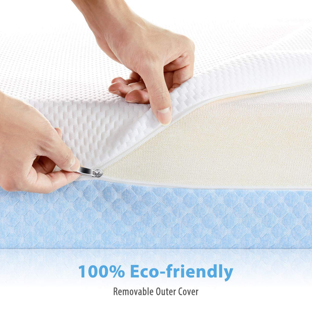 Dual Sided Gel Memory Foam Crib Mattress V46752