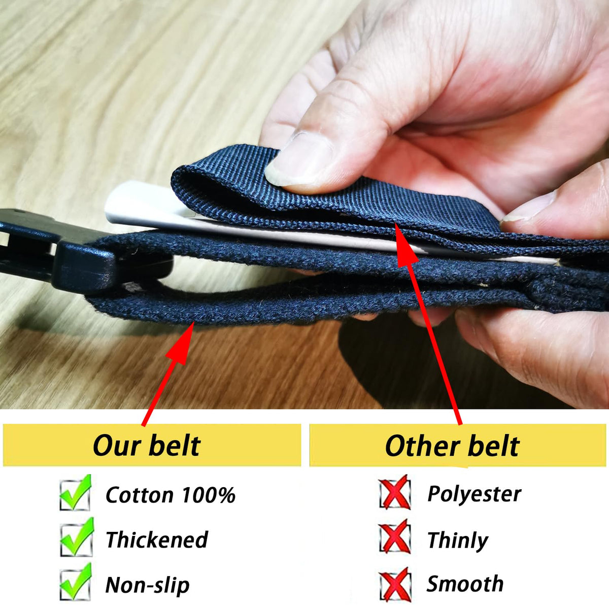 Genuine Leather Adjustable Tool Belt Pouch A68403